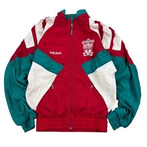 Adidas Liverpool FC Jacket Size 28/30 100 Anniversary Edition Windbreaker 1990's